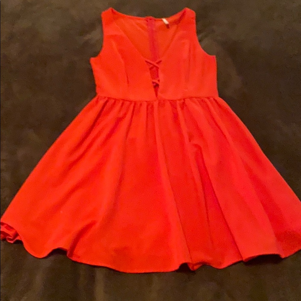 Lulus Coral Mini Dress